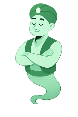 Taxora Genie mascot